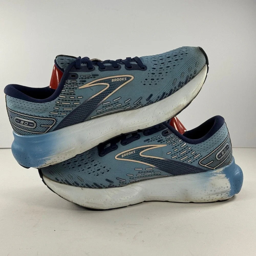 Brooks Glycerin 20 Women's Athletic Running Shoes Blue Pink Size 8.5‎
